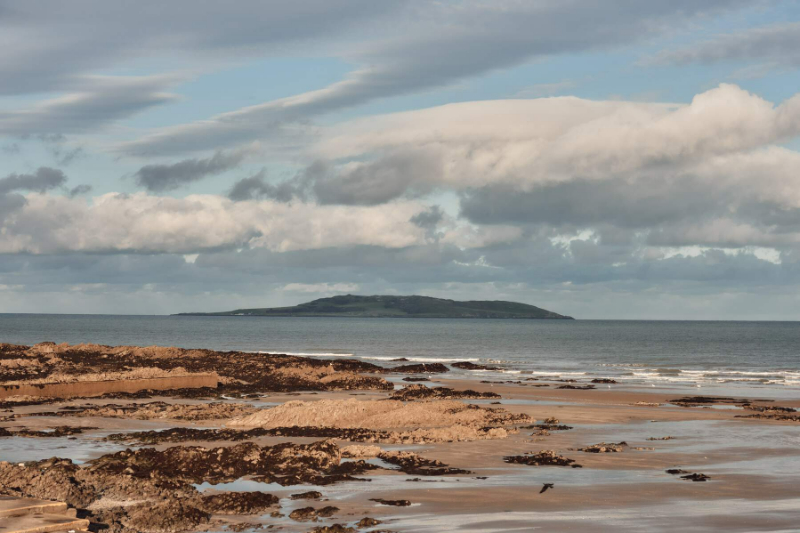 View of Lambay Island Malahide Dublin