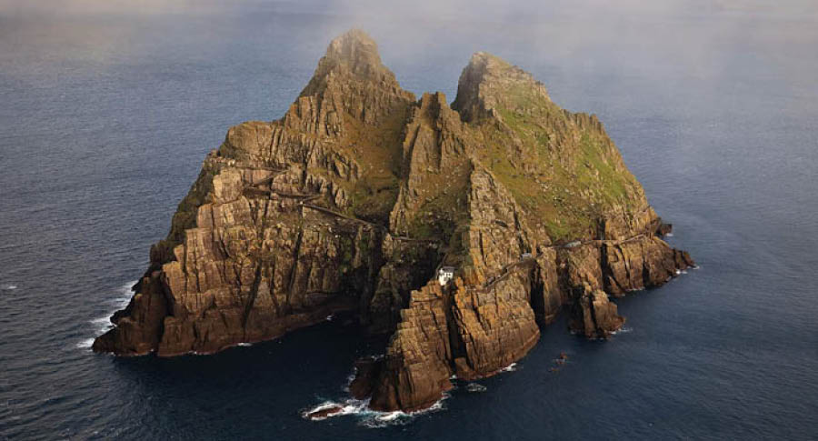 Aerial view of Skellig Michael