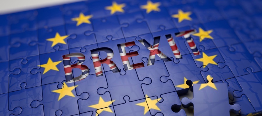 Image of globe showing countries of Europe