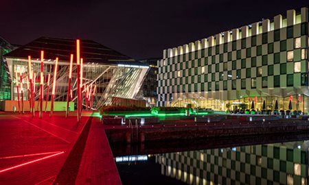 Dublin Docklands Night Lights