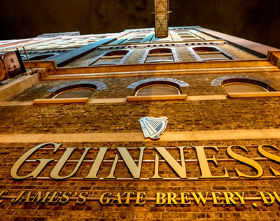 Guinness St James' Gate Brewery in Dublin