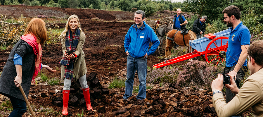 Delegates at Lullymore Heritage and Discovery Park, Co. Kildare