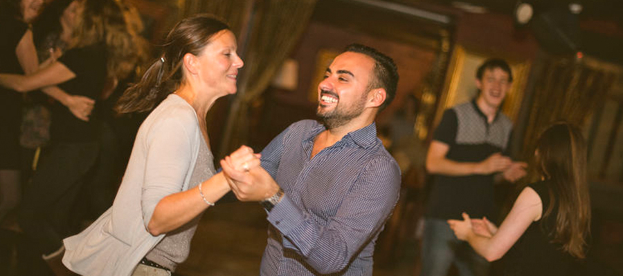 Couple dancing