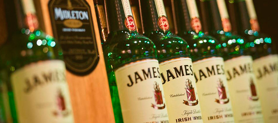 Irish whiskey at the Jameson Distillery in Dublin's Smithfield