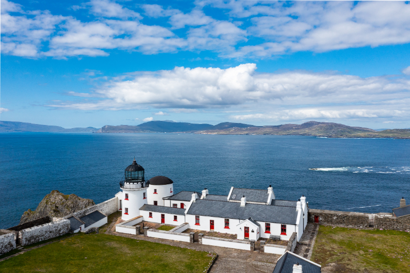 Photograph of Claire island whiskey distillery in co. Mayo