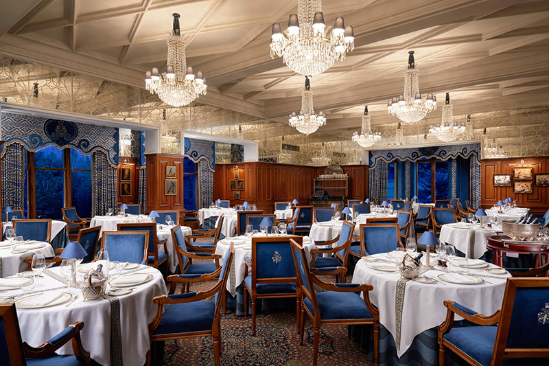 George V restaurant Ashford castle