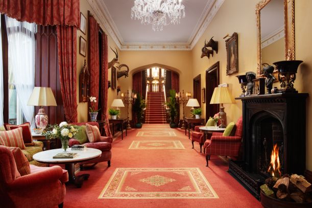 Dromoland Castle interior hallway