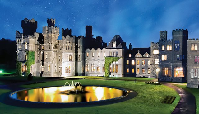 Ashford Castle, County Mayo, At Night