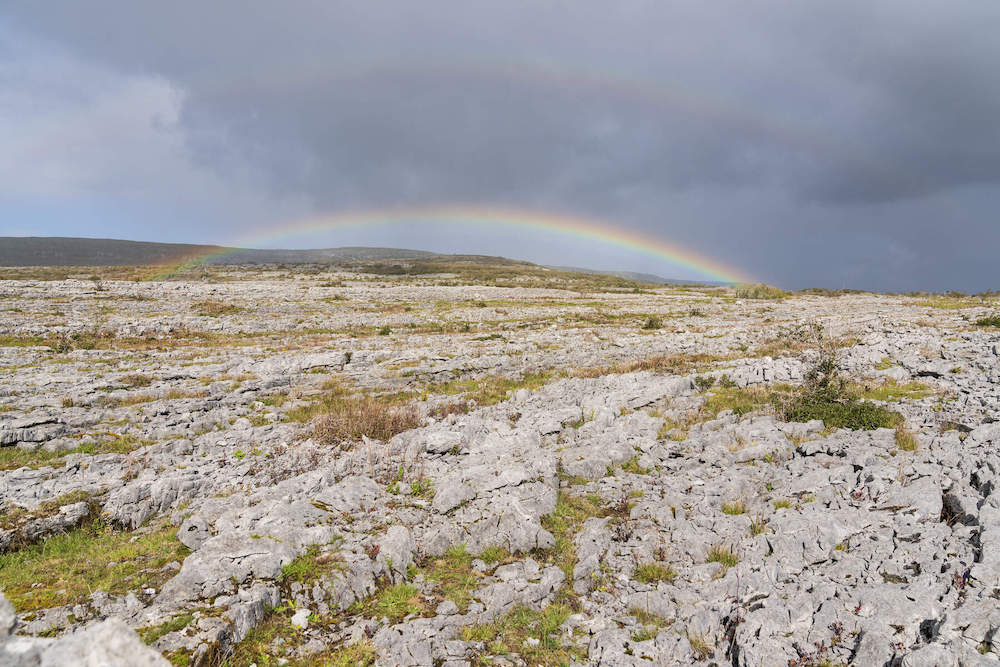 Double rainbow over the Burren