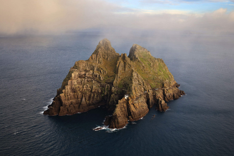 Aerial view of Skellig Michael