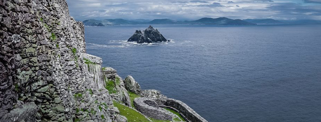 Skellig Islands, Little Skellig seen from Skellig Michael, Co. Kerry, Ireland