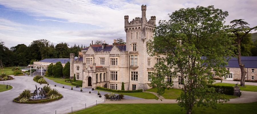 Exterior of Lough Eske Castle 5 Star Hotel in Co. Donegal